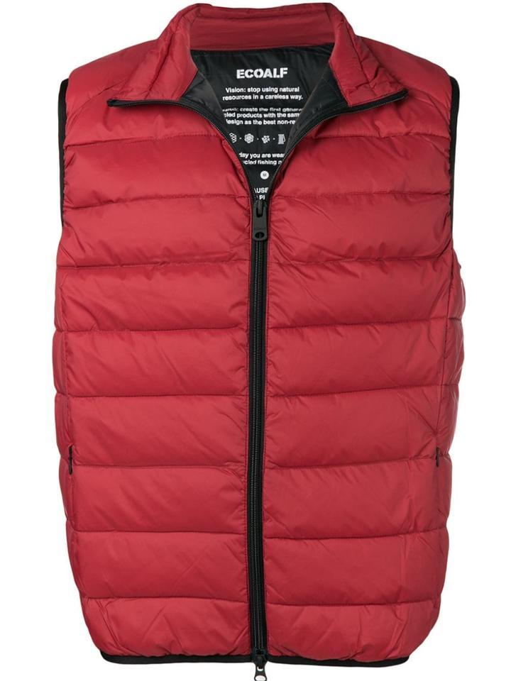 Ecoalf St Moritz Padded Vest - Red