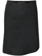 Alexandre Vauthier Asymmetric Skirt, Women's, Size: 34, Grey, Polyamide/polyester/viscose/wool