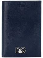 Dolce & Gabbana Bifold Wallet With Logo Plaque - Blue