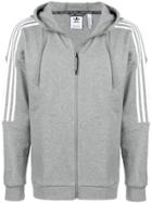 Adidas Three Stripe Hoodie - Grey