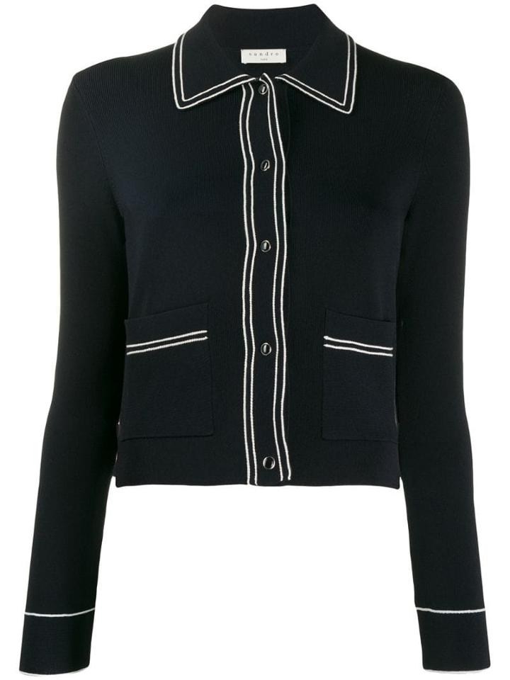 Sandro Paris Sailor Cardigan - Blue