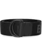 Burberry Logo Detail Double D-ring Belt - Black