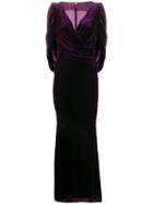 Talbot Runhof Rosin Evening Gown - Purple