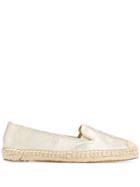 Lauren Ralph Lauren Embossed Logo Espadrilles - Gold