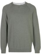 Brunello Cucinelli Raglan Sleeve Jumper - Green