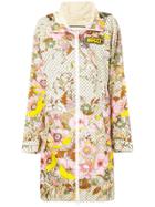 Gucci Floral Print Raincoat - Nude & Neutrals