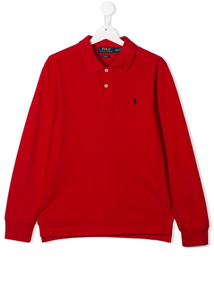 Ralph Lauren Kids Logo Polo Shirt - Red