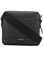 Dolce & Gabbana Embossed Logo Messenger Bag - Black