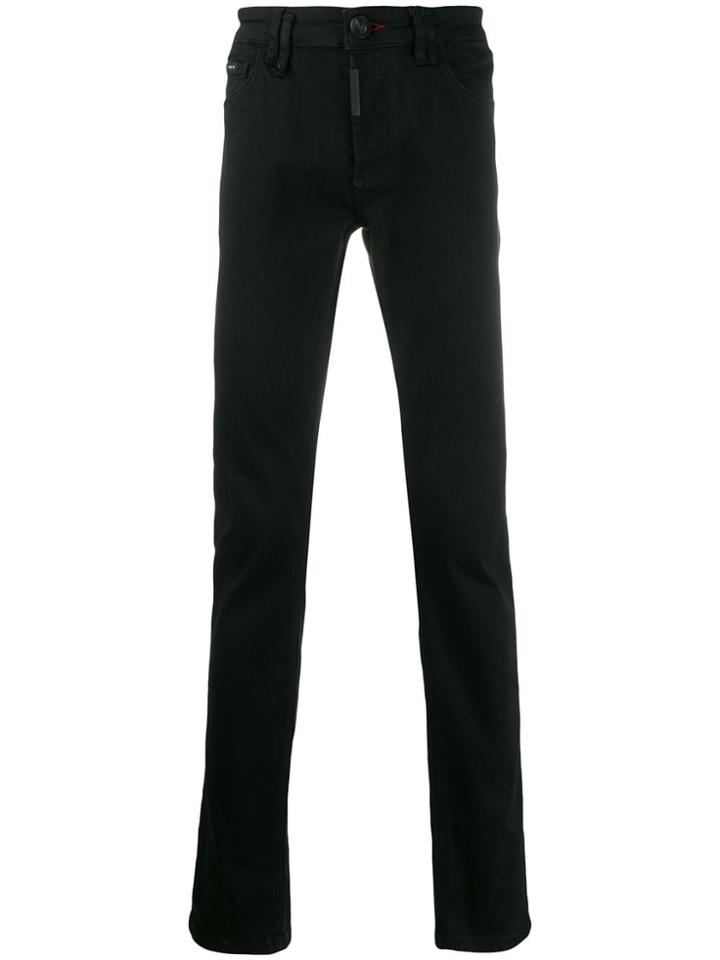 Philipp Plein Gothic Slim-fit Jeans - Black