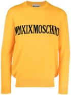 Moschino Branded Sweatshirt - Yellow