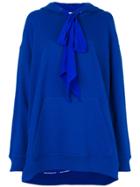 Givenchy Oversized Hooded Sweatshirt - Blue