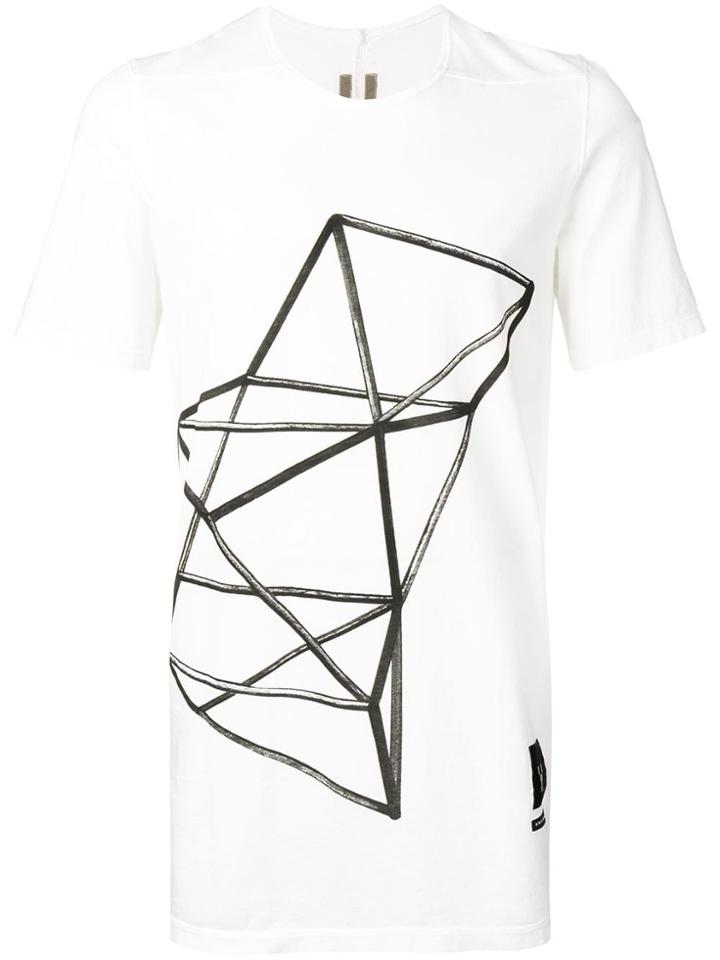 Rick Owens Drkshdw Illustrated T-shirt - White