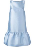 P.a.r.o.s.h. Flared Skirt Sleeveless Dress, Women's, Size: Xs, Blue, Silk/polyester/acetate/viscose