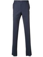 Corneliani Tailored Check Trousers - Blue