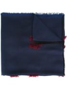 Kenzo 'mini Tiger' Scarf, Adult Unisex, Blue, Silk/modal/viscose/wool