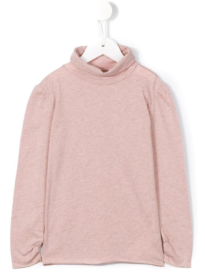 Stella Mccartney Kids 'maggie' Turtleneck T-shirt, Girl's, Size: 12 Yrs, Pink/purple