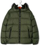 Ai Riders On The Storm Teen Lens Integrated Down Jacket - Green