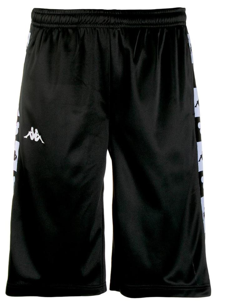 Kappa Logo Knee-length Shorts - Black