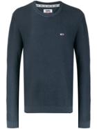 Tommy Jeans Washed Crew Neck Sweatshirt - Blue