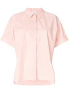 Semicouture Shortsleeved Shirt - Pink & Purple