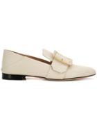 Bally Front Buckle Loafers - Neutrals