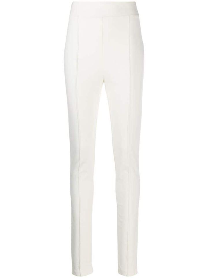Ermanno Scervino High-waisted Logo Leggings - White