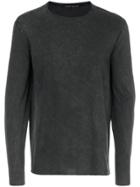 Transit Distressed Effect Sweatshirt - Black