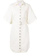 Ingorokva Aiva Denim Dress - White