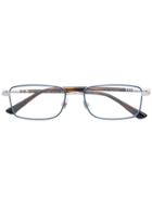 Gucci Eyewear Rectangular Frame Glasses - Brown