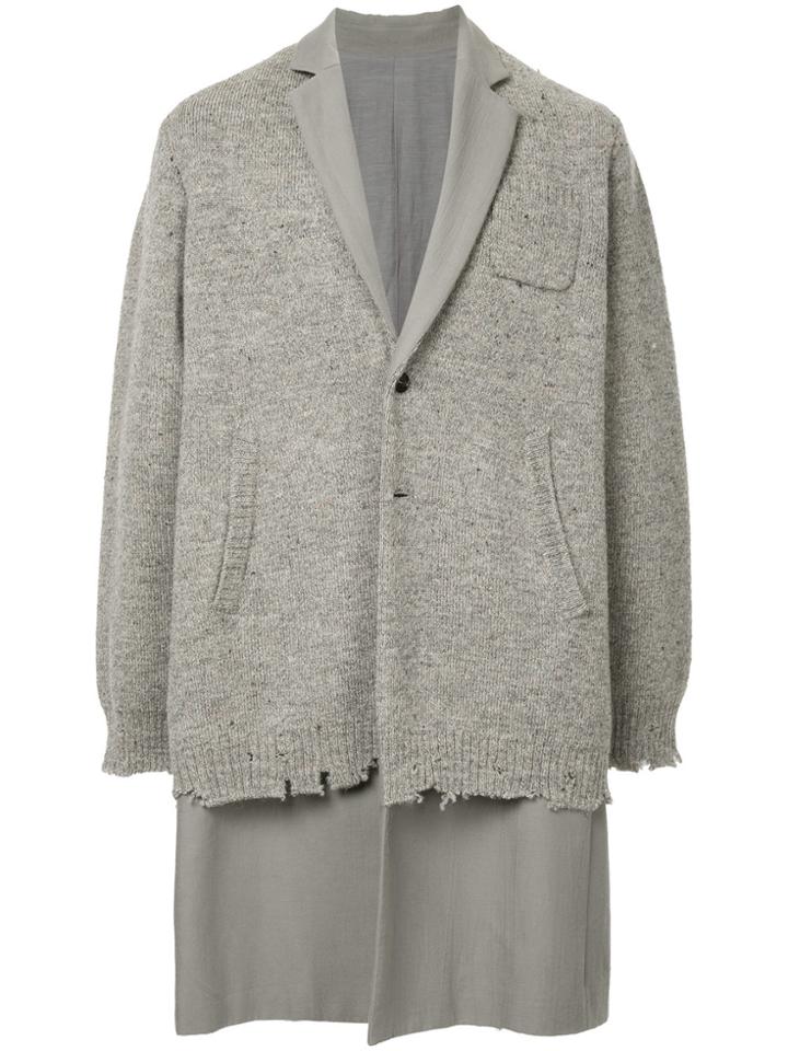 Undercover Layered Coat - Brown