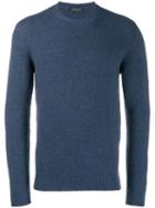 Roberto Collina Fine Knit Sweatshirt - Blue