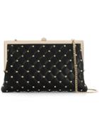 Valentino Valentino Garavani Rockstud Quilted Clutch Bag - Black