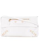 Balenciaga Vintage The Giant Envelope Shoulder Bag - White