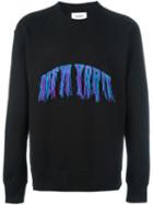 Doublet 'new York' Exposed Stitch Jumper