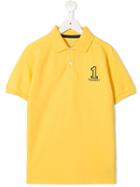 Hackett Kids Embroidered Logo Polo Shirt - Yellow