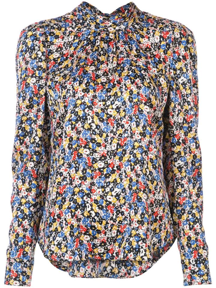 Veronica Beard Floral Long-sleeve Blouse - Multicolour