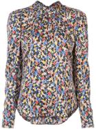 Veronica Beard Floral Long-sleeve Blouse - Multicolour