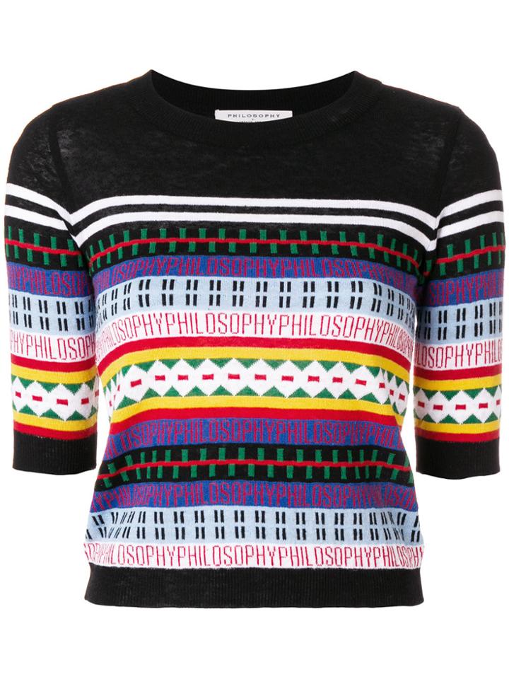Philosophy Di Lorenzo Serafini Striped Jumper - Multicolour
