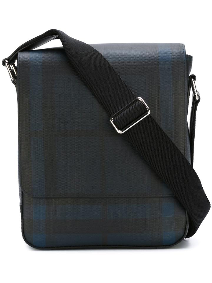 Burberry London Check Crossbody Bag - Blue