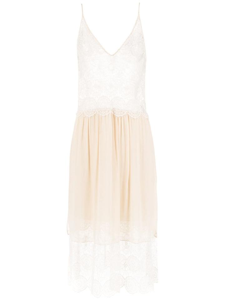 Nk Lace Midi Dress - Neutrals