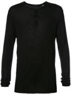 Versace Sculpture Print T-shirt - Black