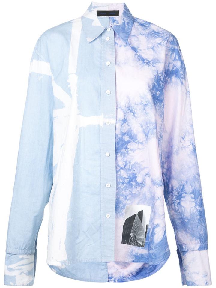 Proenza Schouler Tie Dye Shirt - Blue