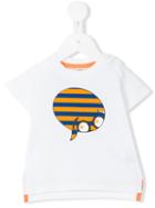 Fendi Kids - Printed T-shirt - Kids - Cotton - 18 Mth, White