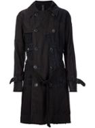 Mihara Yasuhiro Patchwork Trench Coat