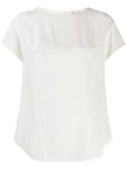 Dvf Diane Von Furstenberg Short-sleeved Blouse - White