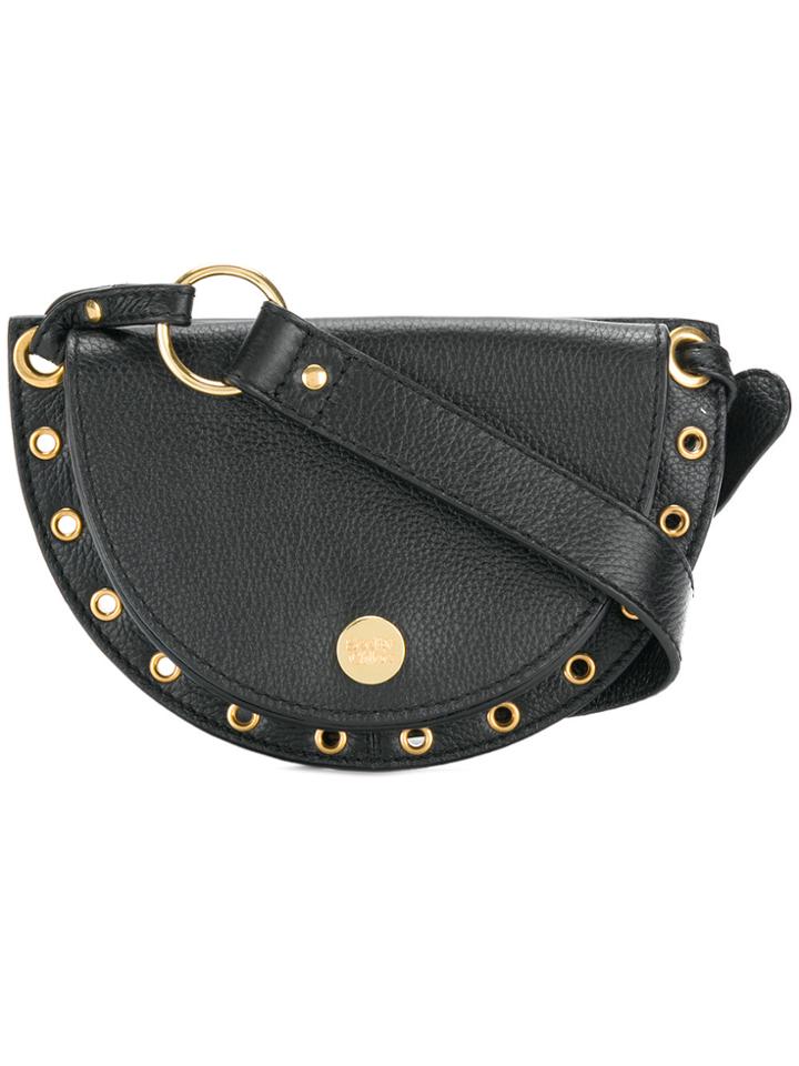 See By Chloé Flat Eyelet Satchel - Black