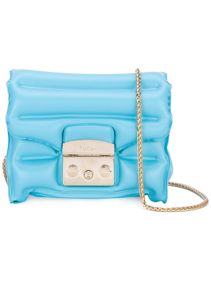 Furla - Metropolis Oxygen Bag - Women - Plastic - One Size, Blue, Plastic