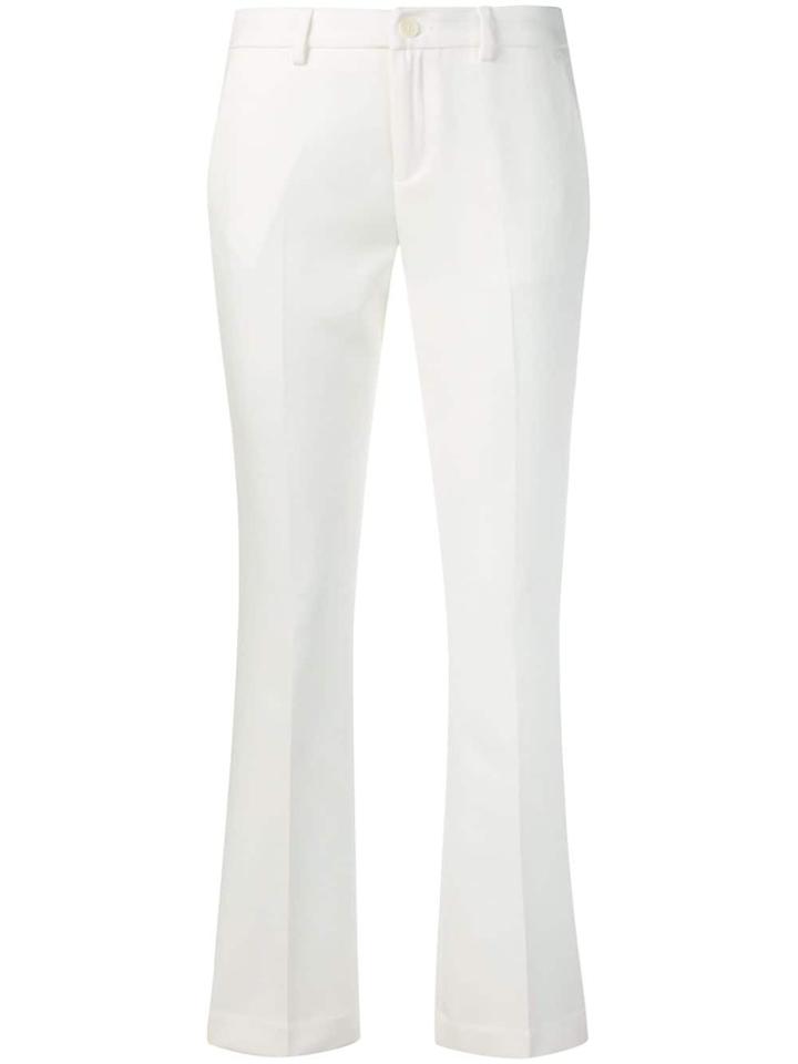 Liu Jo Cropped Bootcut Trousers - White