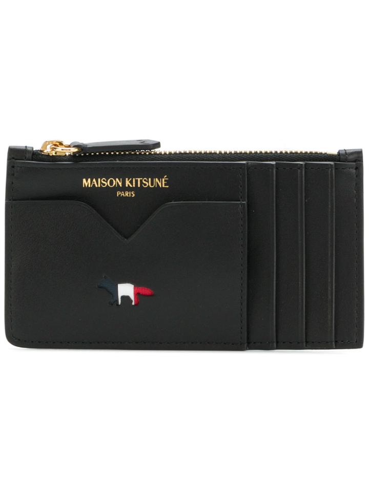Maison Kitsuné Cardholder Coin Pouch - Black