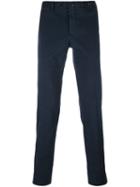 Pt01 Super Slim Fit Chino Trousers, Men's, Size: 54, Blue, Cotton/spandex/elastane